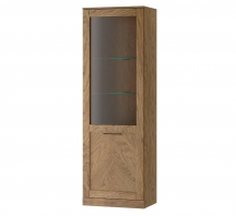 Szynaka Meble - COZY 10 Witryna 1-drzwiowa z oświetleniem w standardzie 1